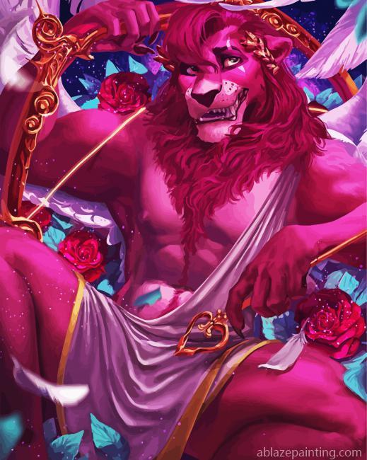 Konu Pink Lion Paint By Numbers.jpg