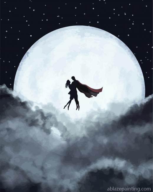 Superman And His Lover Paint By Numbers.jpg