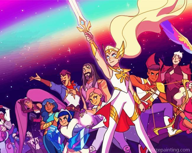 She Ra And Princesses Of Power Characters Paint By Numbers.jpg