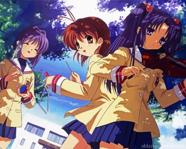 Clannad Girls Characters Paint By Numbers.jpg