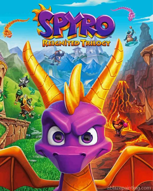 Spyro The Dragon Video Game Paint By Numbers.jpg