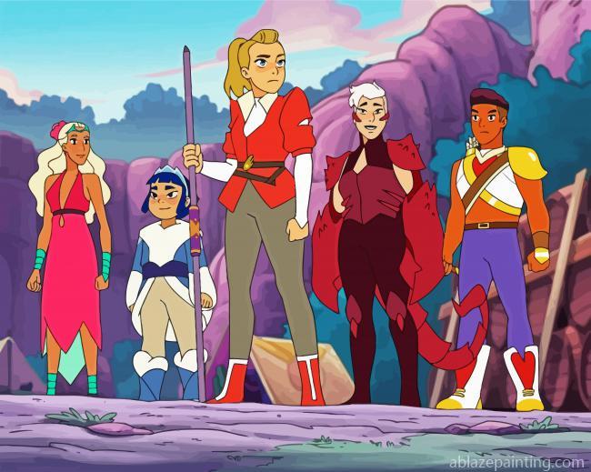 She Ra And Princesses Of Power Animation Paint By Numbers.jpg