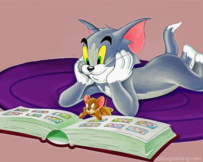 Tom And Jerry Reading Paint By Numbers.jpg
