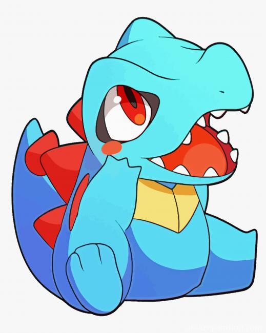 Little Totodile Character Paint By Numbers.jpg