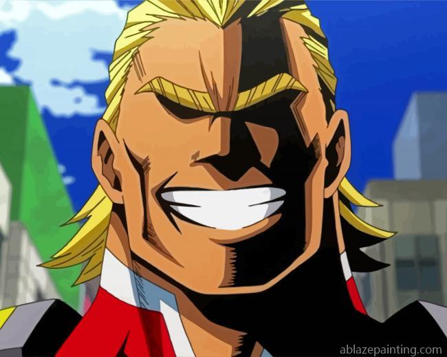 All Might Character Paint By Numbers.jpg