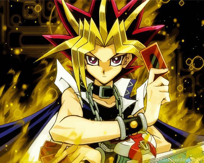 Yugi Mutou With Card Paint By Numbers.jpg