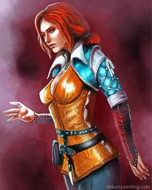 Triss Merigold Game Character Paint By Numbers.jpg