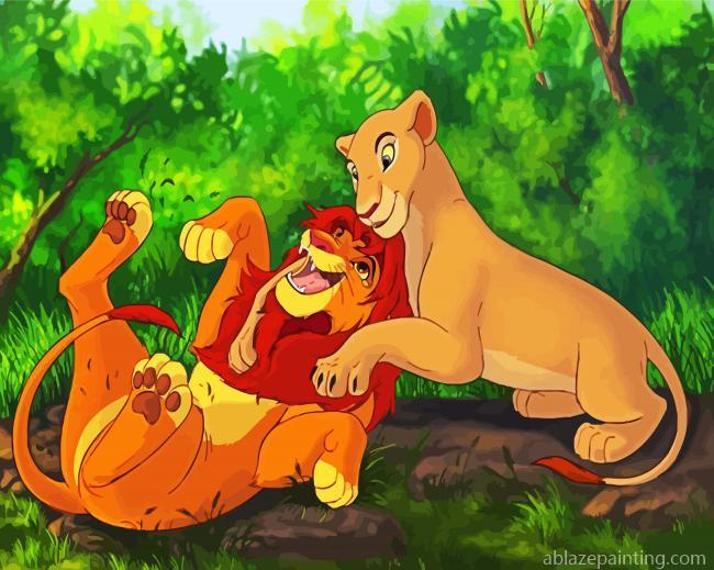 Simba And Nala Disney Paint By Numbers.jpg