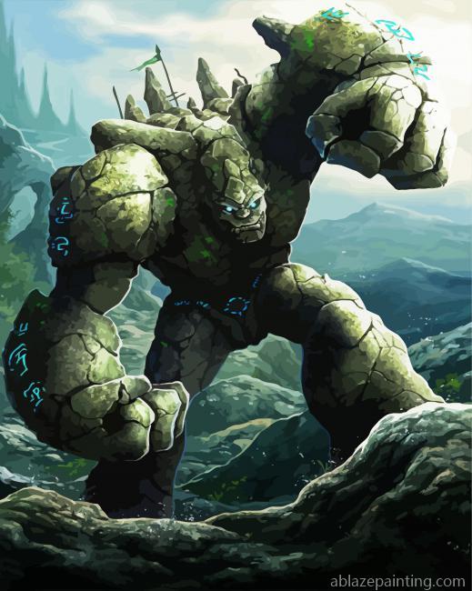 Fantasy Stone Golem Paint By Numbers.jpg
