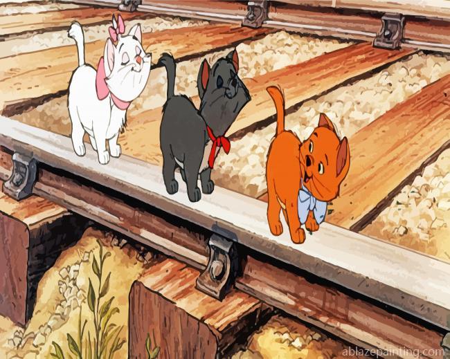 The Aristocats Kittens Paint By Numbers.jpg