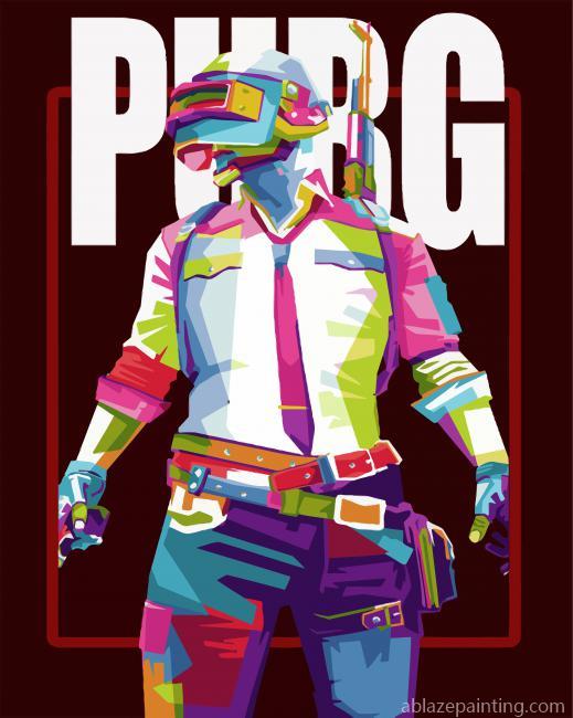 Pubg Game Pop Art Paint By Numbers.jpg