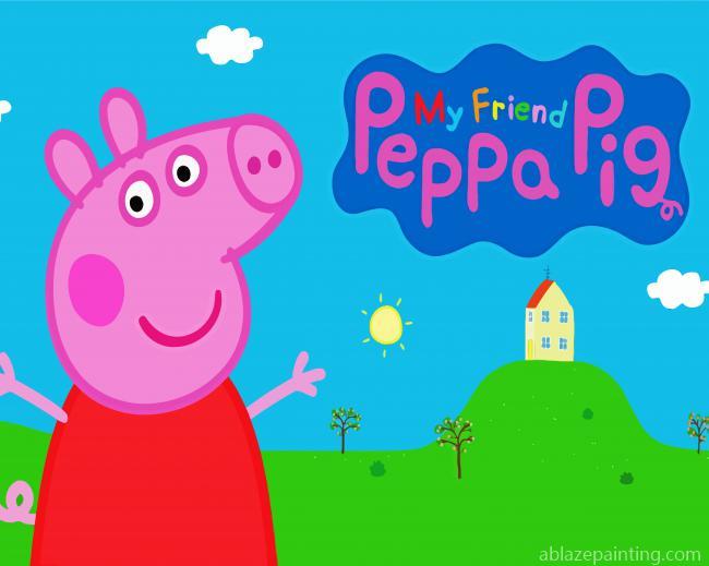 Happy Peppa Pig Cartoon Paint By Numbers.jpg