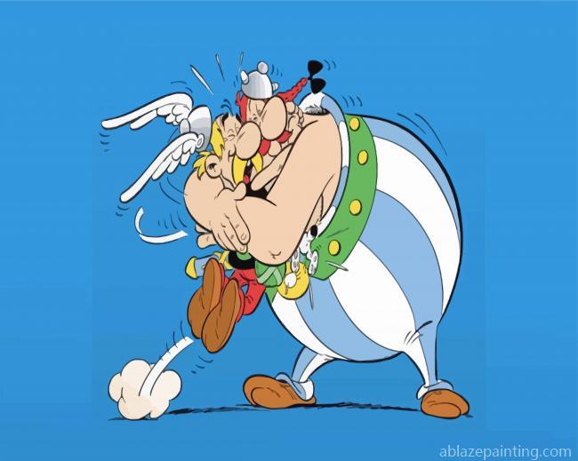 Obelix Hugging Astérix Paint By Numbers.jpg