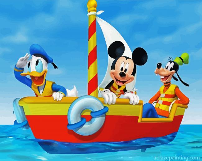 Mickey Mouse Duck And Pluto Paint By Numbers.jpg