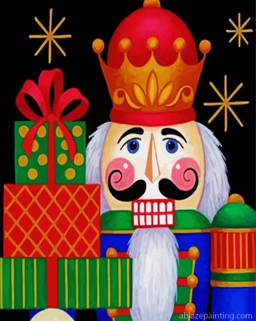 Nutcracker Holding Gifts Paint By Numbers.jpg