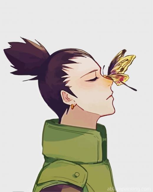 Shikamaru And Butterfly Paint By Numbers.jpg