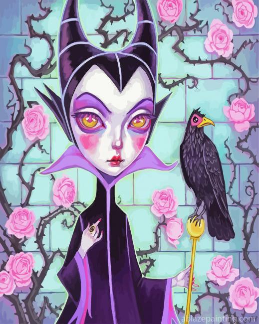 Little Maleficent Paint By Numbers.jpg
