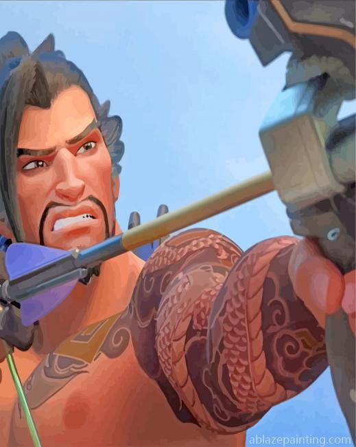 The Warrior Hanzo Paint By Numbers.jpg