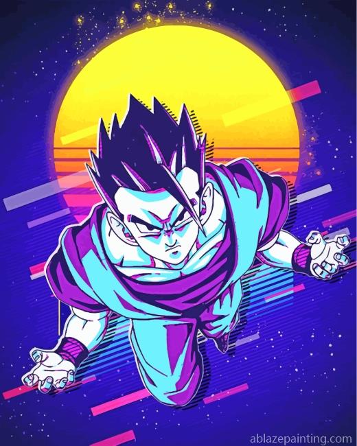 Gohan Illustration Anime Paint By Numbers.jpg