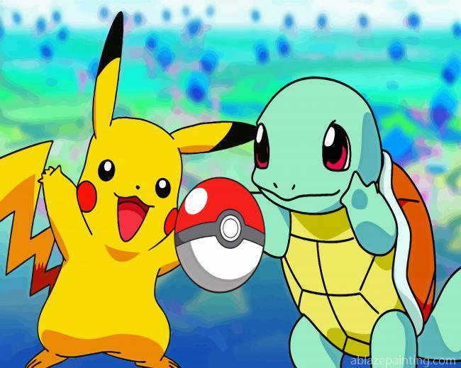 Pikatchu And Squirtle Paint By Numbers.jpg