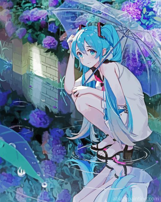 Hatsune With Umbrella Paint By Numbers.jpg