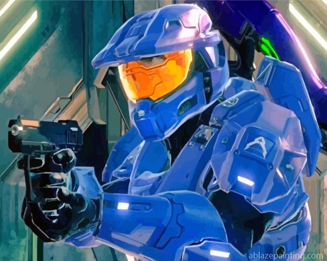 Blue Halo With A Gun Paint By Numbers.jpg