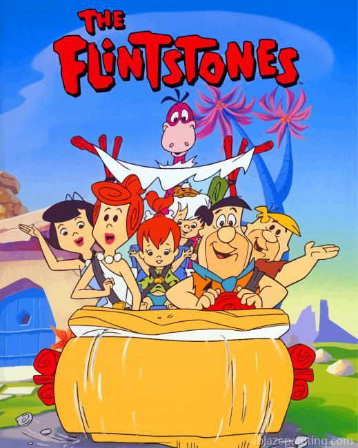The Flintstones Poster Paint By Numbers.jpg