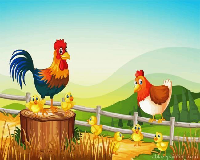 Chickens Family Paint By Numbers.jpg