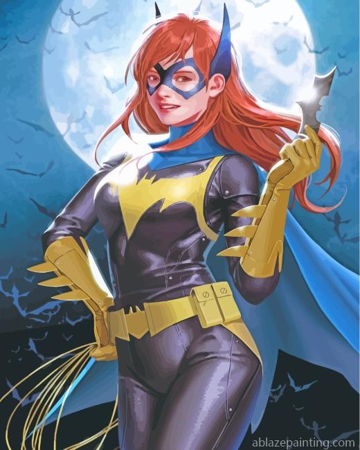 Aesthetic Batgirl Superhero Paint By Numbers.jpg