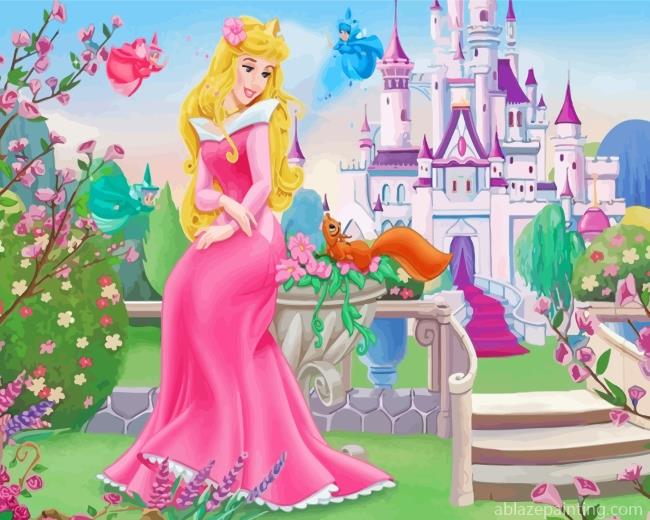 Princess Aurora In Garden Paint By Numbers.jpg