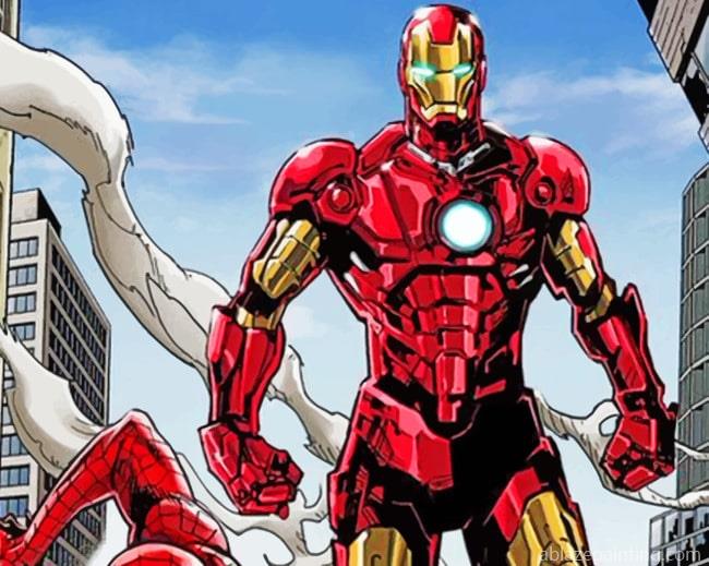 Iron Man Marvel's Super Hero New Paint By Numbers.jpg