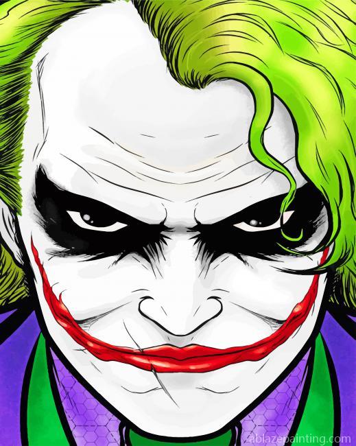 Joker's Face Close Up New Paint By Numbers.jpg