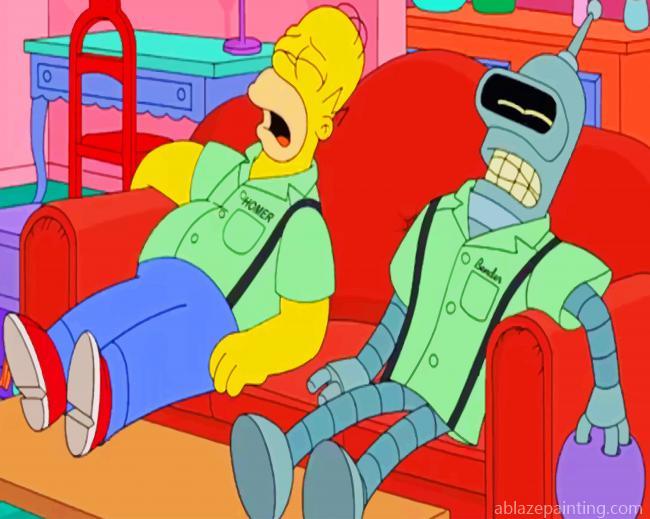Bender And Homer Sleeping New Paint By Numbers.jpg