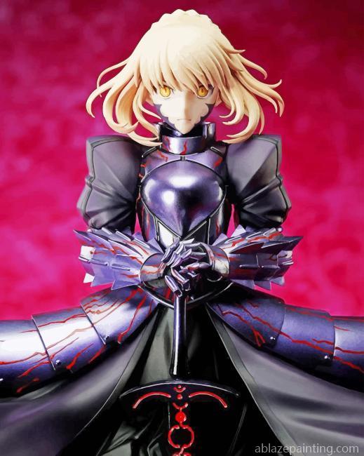 Fate Stay Night Heaven's Feel Saber New Paint By Numbers.jpg