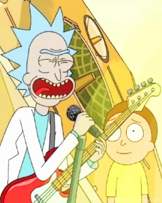 Rick And Morty Singing New Paint By Numbers.jpg