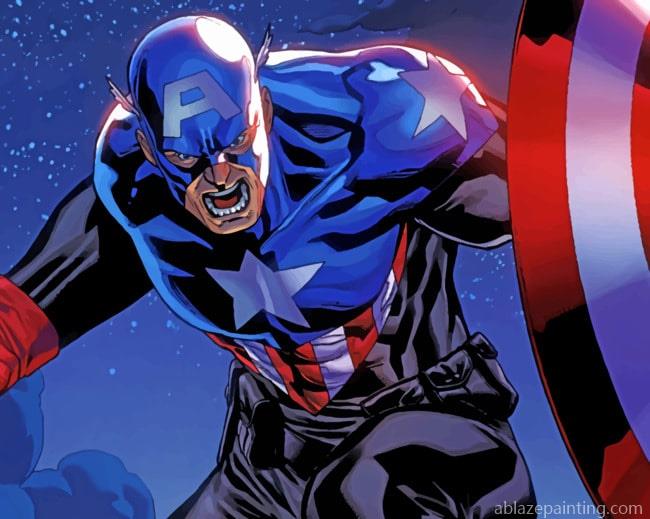 Angry Captain America Heroes Paint By Numbers.jpg