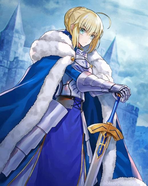 Saber Fate Say Night New Paint By Numbers.jpg