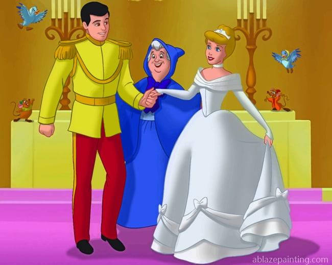 Cinderella And The Prince Cartoons Paint By Numbers.jpg