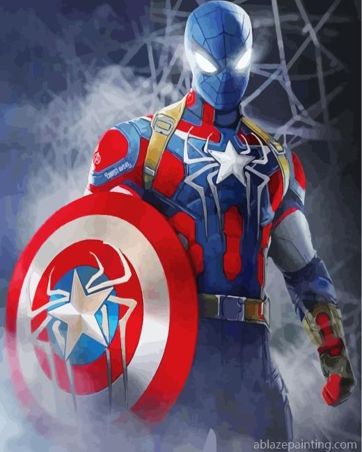 Captain America Spider Man Paint By Numbers.jpg