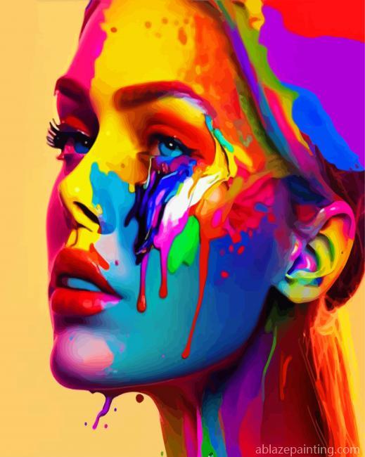 Colorful Splatter Woman Paint By Numbers.jpg
