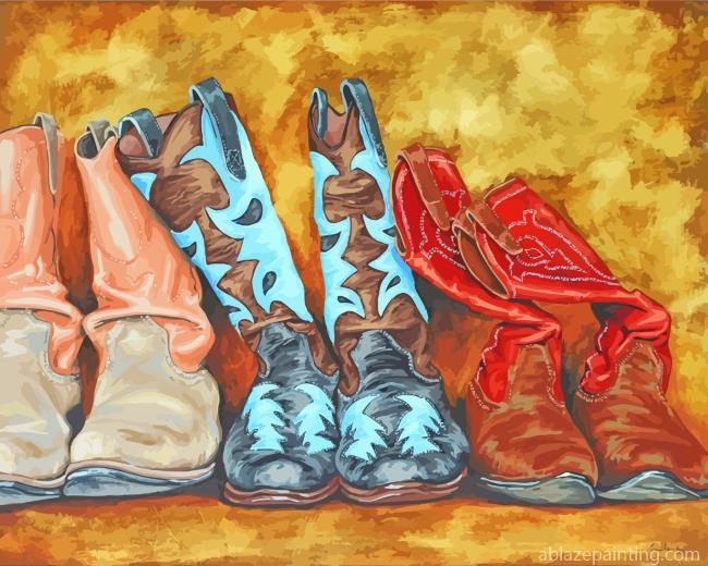 Cowboy Boots Art Paint By Numbers.jpg
