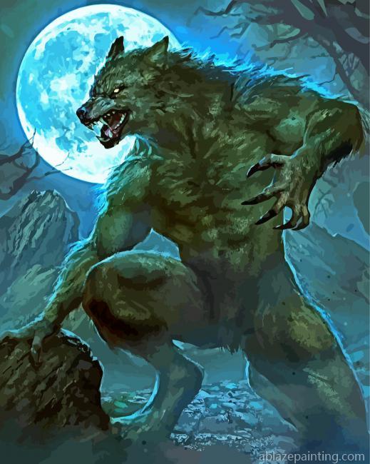 Fantasy Werewolf Paint By Numbers.jpg