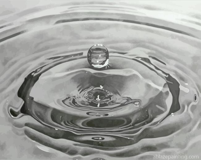 Black And White Realistic Water Drop Paint By Numbers.jpg