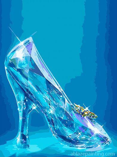 Cinderella Shoe Still Life Paint By Numbers.jpg
