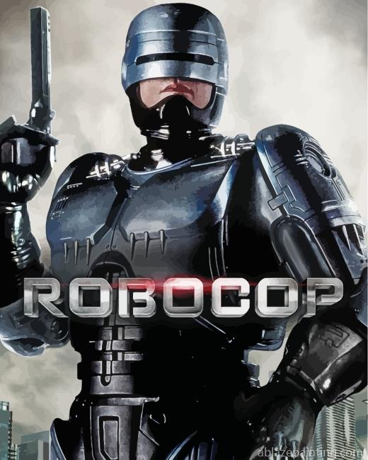 Robocop Science Fiction Movie Paint By Numbers.jpg
