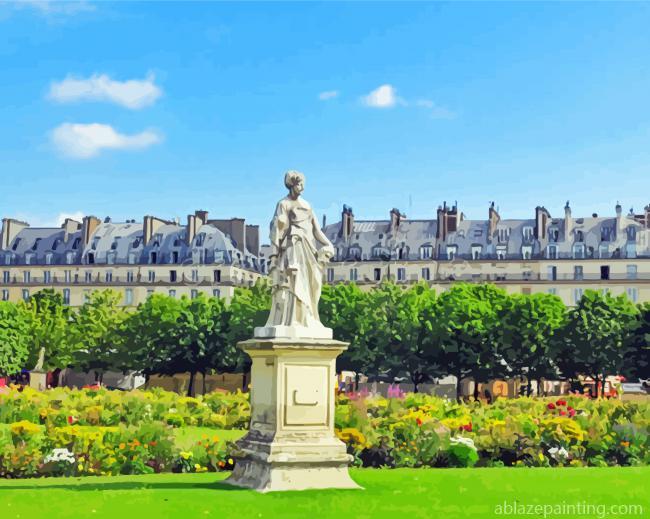 Tuileries Garden In France Paint By Numbers.jpg