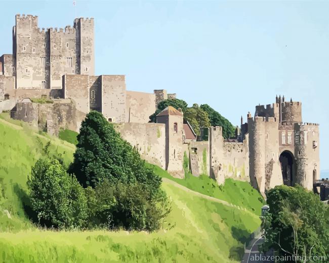 Aesthetic Dover Castle Paint By Numbers.jpg