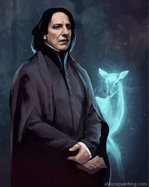 The Teacher Professor Severus Snape Paint By Numbers.jpg
