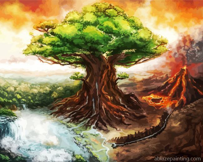 World Tree Yggdrasil Art Paint By Numbers.jpg