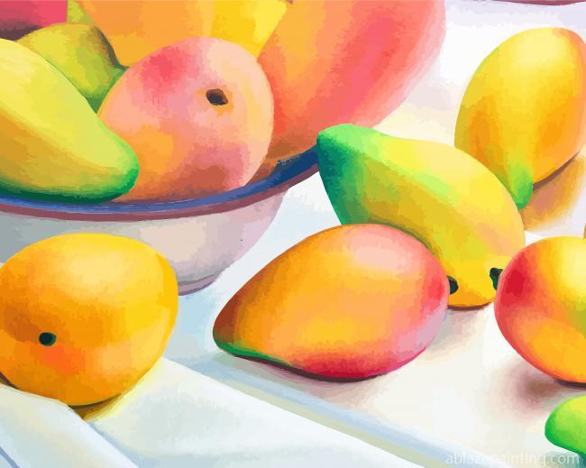 Fresh Mango Fruit Paint By Numbers.jpg